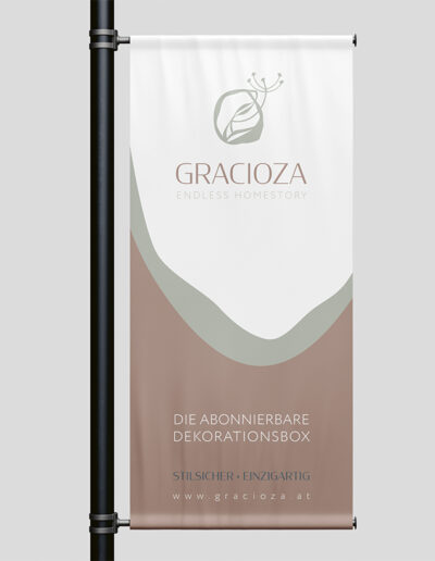 Gracioza Mockup Fahne